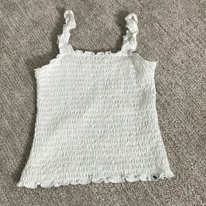 Abercrombie kids size 11/12, smocked white tank top, great condition
